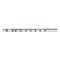 1/4 Clamping Strip with 16 Clamps | Chrome Plated | Easy Mounting | by Wurth