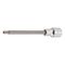 1/2 Inch Socket Wrench | Extra Long 140mm | Chrome Plated | by Wurth