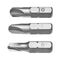 Torq Bit Assortment 3 Pieces | Includes Sizes 6, 8, 10 | Durable Construction | Compact Storage | @Each of 1 | by Wurth