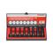 1/2 Inch Impact Socket Wrench Assortment | 8 Pieces | Hexagon Design | Long Reach | by Wurth