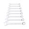 Inch Combination Wrench Set | 8 Pieces | Bi-Hex POWERDRIV Drive | Chrome Plated | @1 of 1 | by Wurth