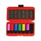 1/2 Inch Drive Impact Socket Set | 7 Pieces | Hardened Impact Steel | Plastic Sleeve Protection | by Wurth