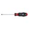 Slotted Screwdriver with Hexagon Shank | Robust Chrome-Plated | Black Point Tip | 2-Component Handle | @Each by Wurth