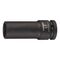 1/2-inch impact socket wrench insert hexagon, metric, long