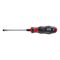Slotted Screwdriver with Hexagon Shank | Chrome-Plated Durability | Non-Slip Handle | by Wurth