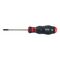 PH Screwdriver with Round Shank | PH1 Tip Size | 80mm Blade Length | Non-Slip Handle | by Wurth