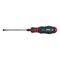 Slotted Screwdriver Laser Tip | Hexagon Shank | Chrome-Plated Durability | Non-Slip Handle | @Each of 1 | by Wurth