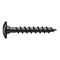 ASSY® 4 TRH gate hinge screw Steel zinc-nickel black full thread truss head