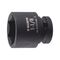 1/2 inch impact socket wrench, inch, hex., short