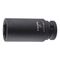 1/2 inch impact socket wrench, inch, hex., long