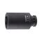 1/2 inch impact socket wrench, inch, hex., long