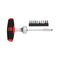 T Handle Screwdriver Set | 10 Pcs with PH2 Bit | 3-Position Adjustment | Max Torque 40 Nm | by Wurth