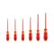 VDE Screwdriver TX Set 6 Pieces | Insulated for 1,000V AC | Black-Oxide Shank | IEC 60900 Certified | by Wurth