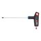 T-handle 2C Hex Key with Ball Head | Chrome Plated | Ergonomic Design | 5mm Tip Size | by Wurth