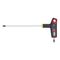 T-handle 2-component Hex Key with Side Drive | Chrome Plated | Ergonomic Design | 4mm Tip Size | by Wurth
