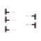 T-Handle Hexagon Drive Set | 5 Pieces | Asymmetric Grip & Fast-Turning Zone | by Wurth