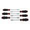 Screwdriver Set for Hexagon Head Screws | Circular Blade | Brushed Chromium-Plated | 6 Pieces | by Wurth