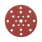 Vehicle Dry Abrasive Paper Disc RED PERFECT® | 150 mm Diameter | P100 Grid Size | Hook and Loop Adhesive | @Pack of 100 | by Wurth