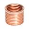 Threaded Bushing for Car Spark Plug Repair | M14 x 1.25 Thread | Copper Plated Steel | by Wurth