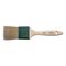 Flat Brush LA for Glazes | Synthetic Bristles | Natural Beige Color | Comfortable Wood Handle | by Wurth