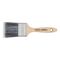 Flat Brush WB for Water-Based Paints | Synthetic Bristles | Stainless Steel Ferrule | Comfortable Wooden Handle | by Wurth