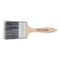 Flat Brush WB for Water-Based Paints | Synthetic Bristles | Stainless Steel Ferrule | Comfortable Wooden Handle | by Wurth