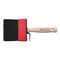 Wide Brush LM for Solvent-Based Paints | Synthetic Bristles | Liquid-Tight Ferrule | Comfortable Wooden Handle | by Wurth