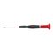 Precision Screwdriver TX15 | 80mm Blade Length | Black Point Tip | by Wurth