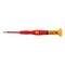 VDE Precision Screwdriver | Flat Slotted | Insulated for Live Parts | 40mm Blade Length | by Wurth