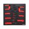 VDE Box-End Wrench Set | 9 Pieces | Carbon Finish | Compatible with ORSY System | by Wurth