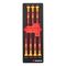 Precision Mechanic's Screwdriver Set VDE | 7 Pieces | VDE Certified | Carbon Finish | by Wurth