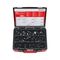 Pipe and Fastening Clamps Assortment | 116 Pieces | Durable System Case | Versatile Sizes | by Wurth