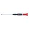 Precision Flat Slotted Screwdriver | Rotatable Centering Head | Chrome-Plated Blade | Soft-Grip Handle | by Wurth