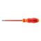 VDE Flat Slotted Screwdriver | Insulated for Live Parts | 100mm Blade Length | by Wurth