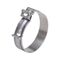 Screwless Hose Clamp Low Overall Height | Stainless Steel | 7mm Band Width | Green Color | @Pack of 5 | by Wurth