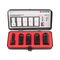 1/2 Inch Double Spiral Socket Set | 5-Piece Set | Impact Socket Design | Easy Removal of Damaged Fasteners | by Wurth