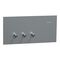 Clipsal Solis T Series Flush Switch | 3 Gang Toggle | 230V-240V | Polished Ceramic Finish | @Each of 5 | by Clipsal
