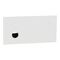 Clipsal Solis Grid Plate and Cover | 1 Gang Horizontal | Matt White Finish | Durable Plastic | @Each of 1 | by Clipsal