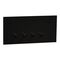 Clipsal Solis T Series Flush Switch | 4 Gang Toggle | 230V-240V | Horizontal Mount | @Each of 5 | by Clipsal