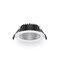24W LED downlight with dimmable driver - Tri-CCT - White - SER II