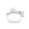 295mm 65W Ducted high velocity exhaust fan w/ round white fascia w/Light - Tri-CCT