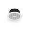 250mm 32W high velocity exhaust fan - white