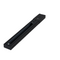 3 Wire Track 2m Aluminium Alloy - Black