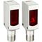 WE4SL-3P2232V Miniature Sensor, Photoelectric through beam sensor, Receiver, Stainless steel, Wash-down design, PNP, Laser class 1, red-light, Scanning distance 0 … 60 m, Adjustment via single teach-in button, Connector M8, 4-pin