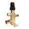 Double plated steel Capped Line Valve c/w Access - 3/8 ID