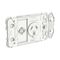 Grid SKT Horiz Single 10A 250V