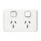 Socket Sw Horizontal Twin 10A 250V XW