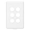 Grid & Plate Std 6G White