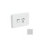 SKIN SKT Sw Horiz SGL 20A 250V