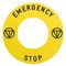 Emer. Stop Legend 60mm